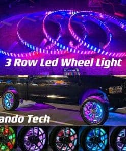 Luces de aro de rueda Sando Tech Triple Row 17.5'' de Color