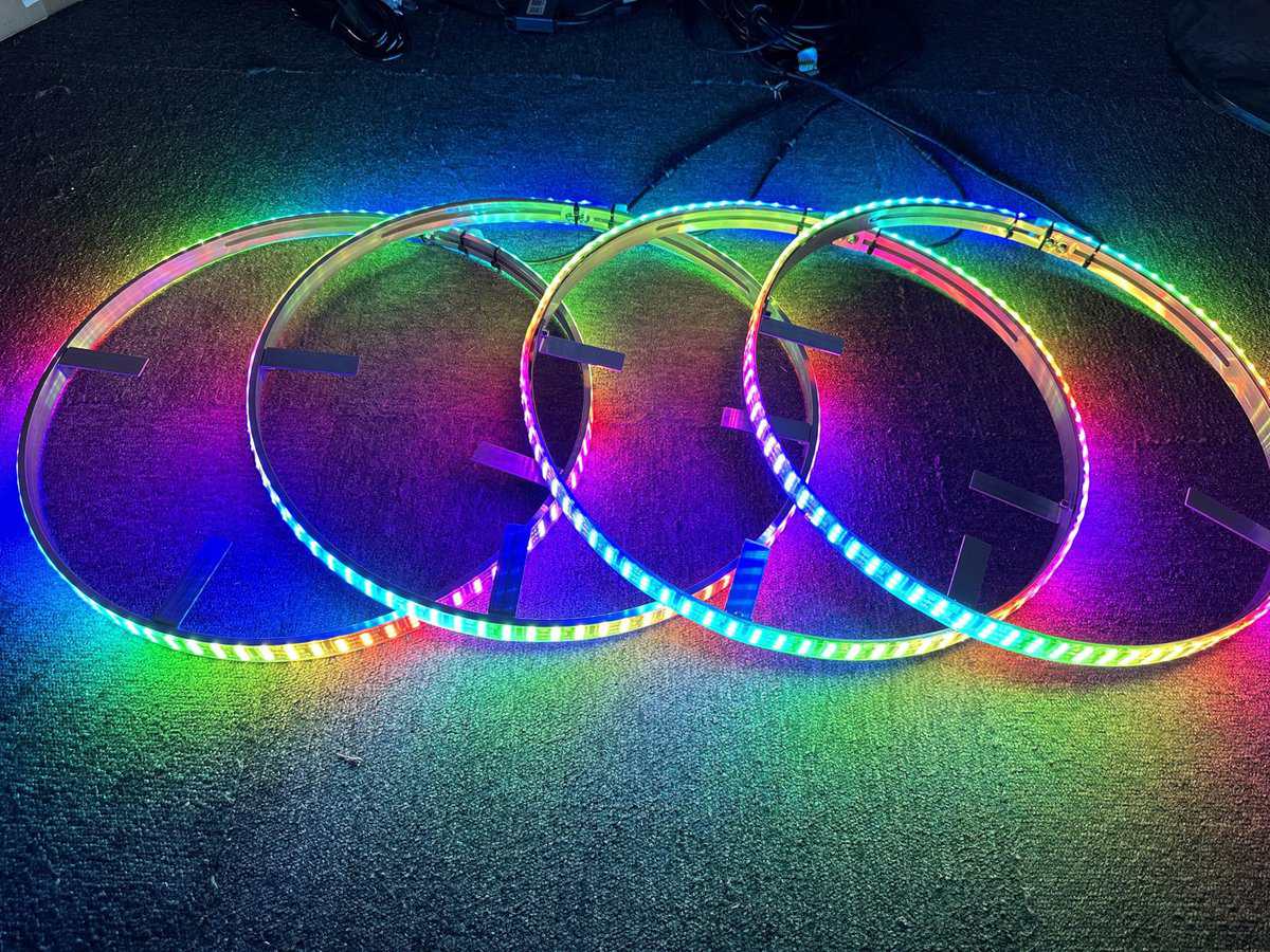 Luces de aro de rueda Sando Tech Triple Row 17.5'' de Color - Imagen 4