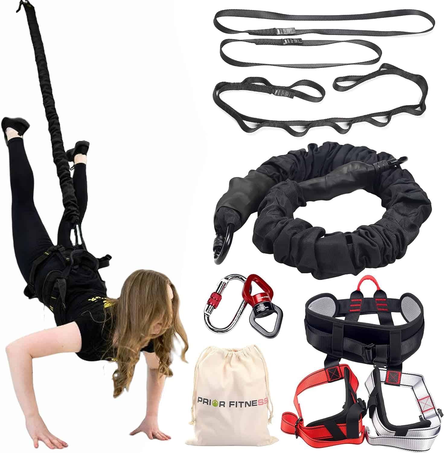 Set de Fitness con Bungee PRIOR FITNESS, Kit Profesional de