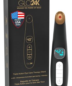 Masajeador de Belleza para los Ojos GLO24K. Para Una Piel