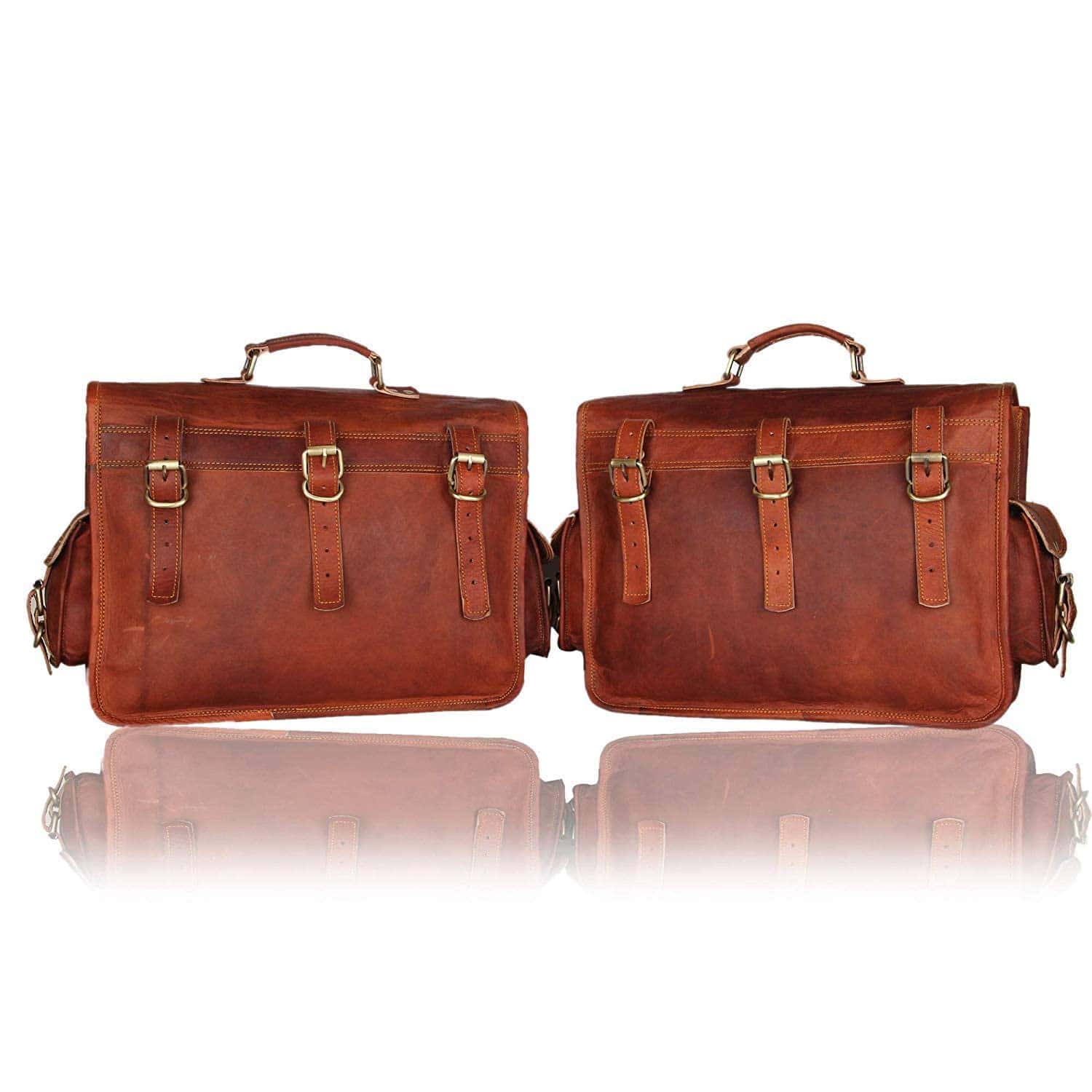 KGN HANDICRAFT Bolsas de sillín para motocicletas Bicicleta - Imagen 3