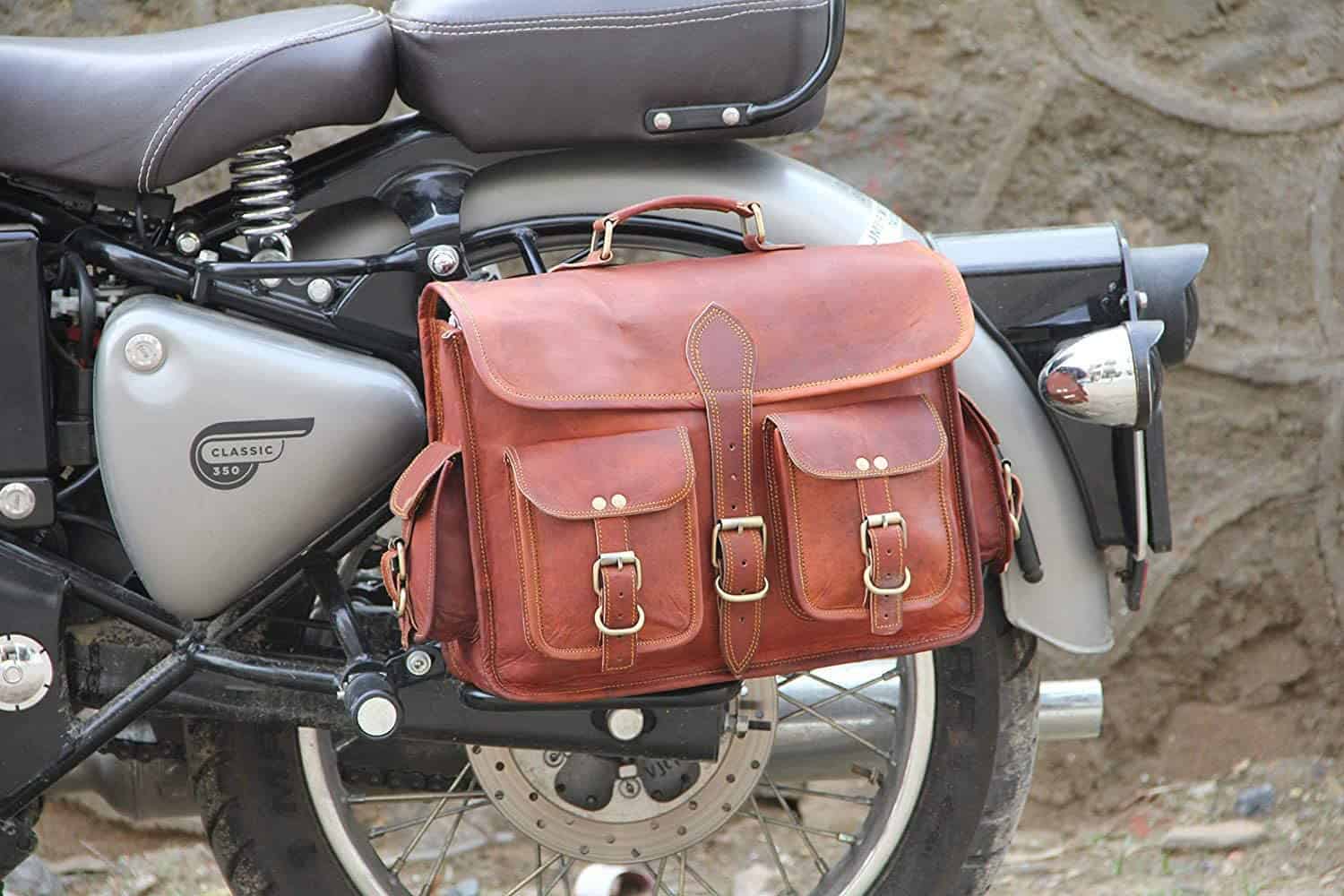 KGN HANDICRAFT Bolsas de sillín para motocicletas Bicicleta - Imagen 6