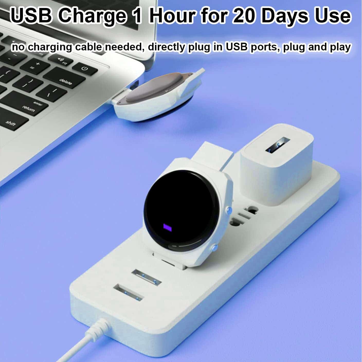 HUYVMAY Reloj Fitness para Niños Pedometro Sin Aplicación, - Imagen 5