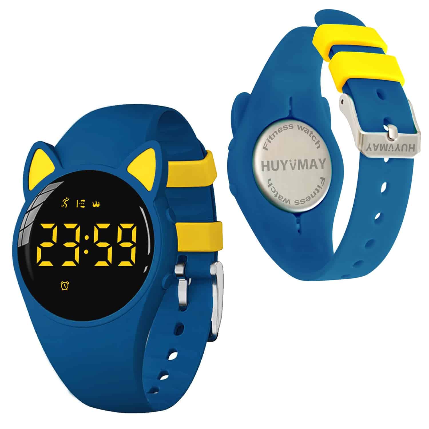 HUYVMAY Reloj Fitness para Niños Pedometro Sin Aplicación,