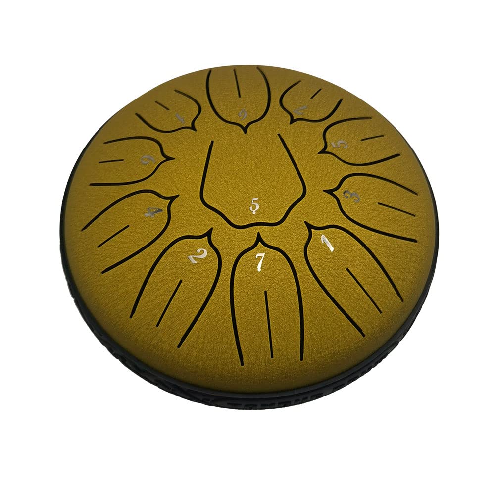 Yahpetes Steel Tongue Drum - Tambor de Lengua -Oro - Imagen 5