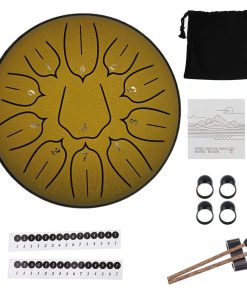 Yahpetes Steel Tongue Drum - Tambor de Lengua -Oro