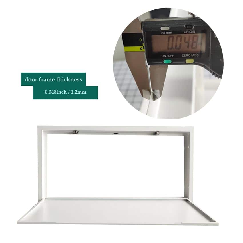 Panel de acceso metálico de 1,2 mm de grosor Fengze 14" x - Imagen 3