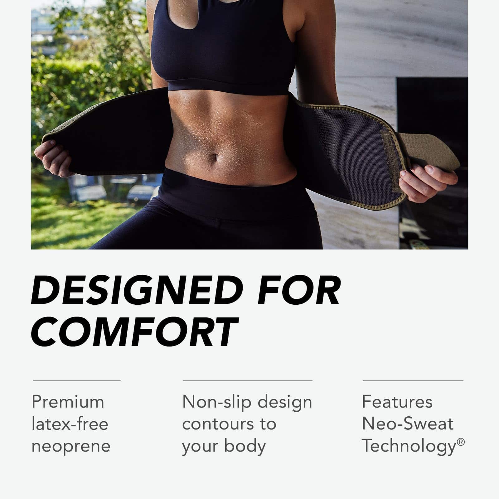 Cinturón de Cintura Sweet Sweat Waist -Verde Militar - Imagen 4