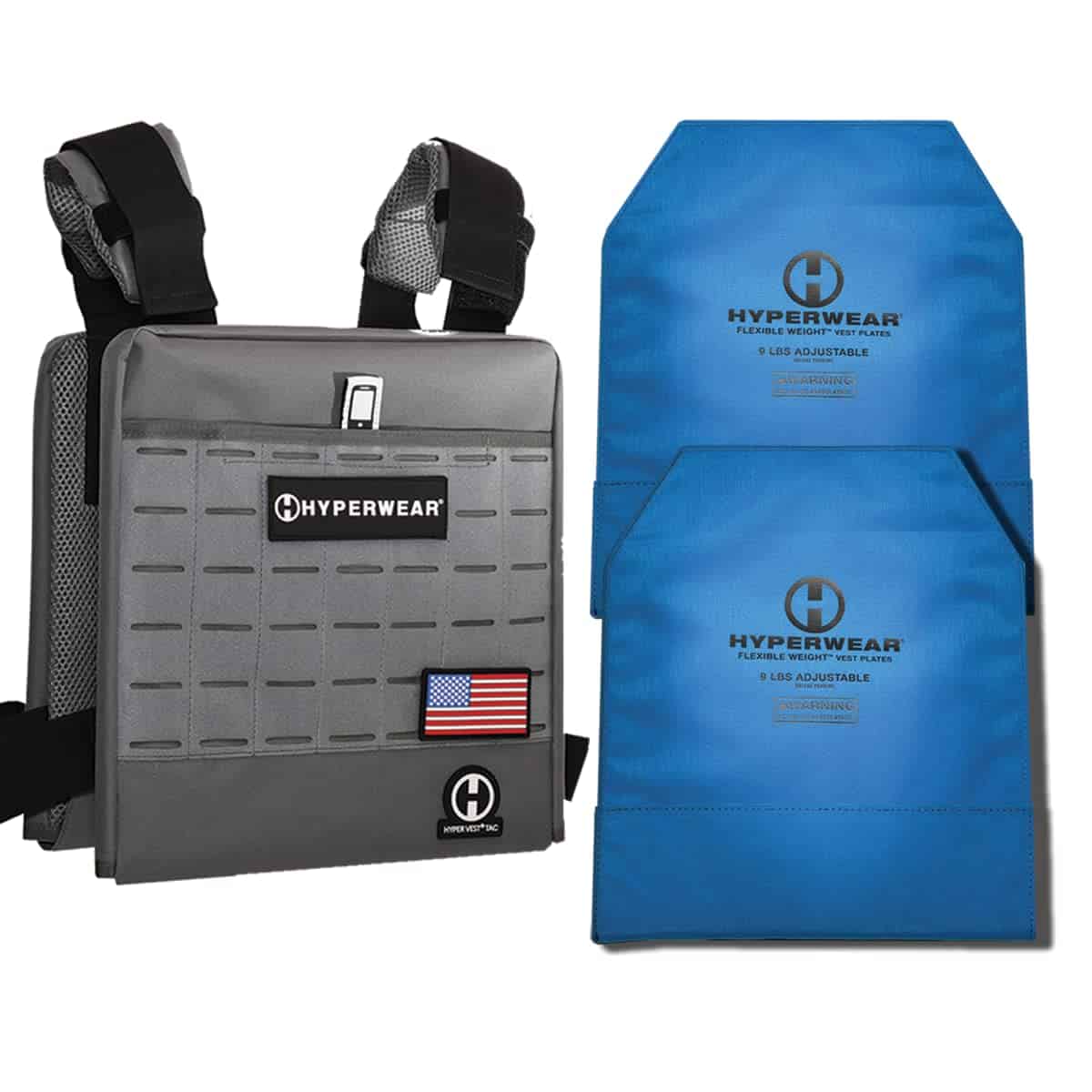 Chaleco de Entrenamiento con Peso HYPERWEAR Hyper Vest TAC,