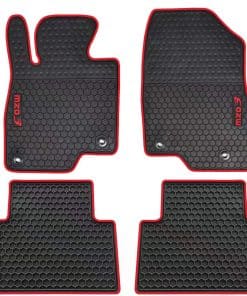 Tapetes para Automóvil Megiteller -Rojo Navideño