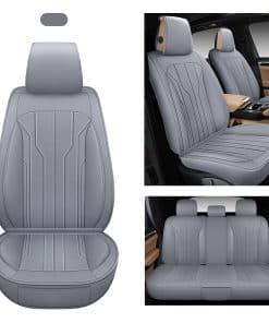 Fundas de Asiento de Cuero para Automóvil AOOG, Fundas de