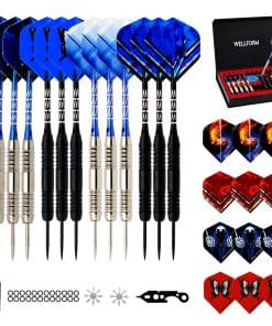 Juego de Dardos de Punta de Metal WELLFORM - 12 Pack 26