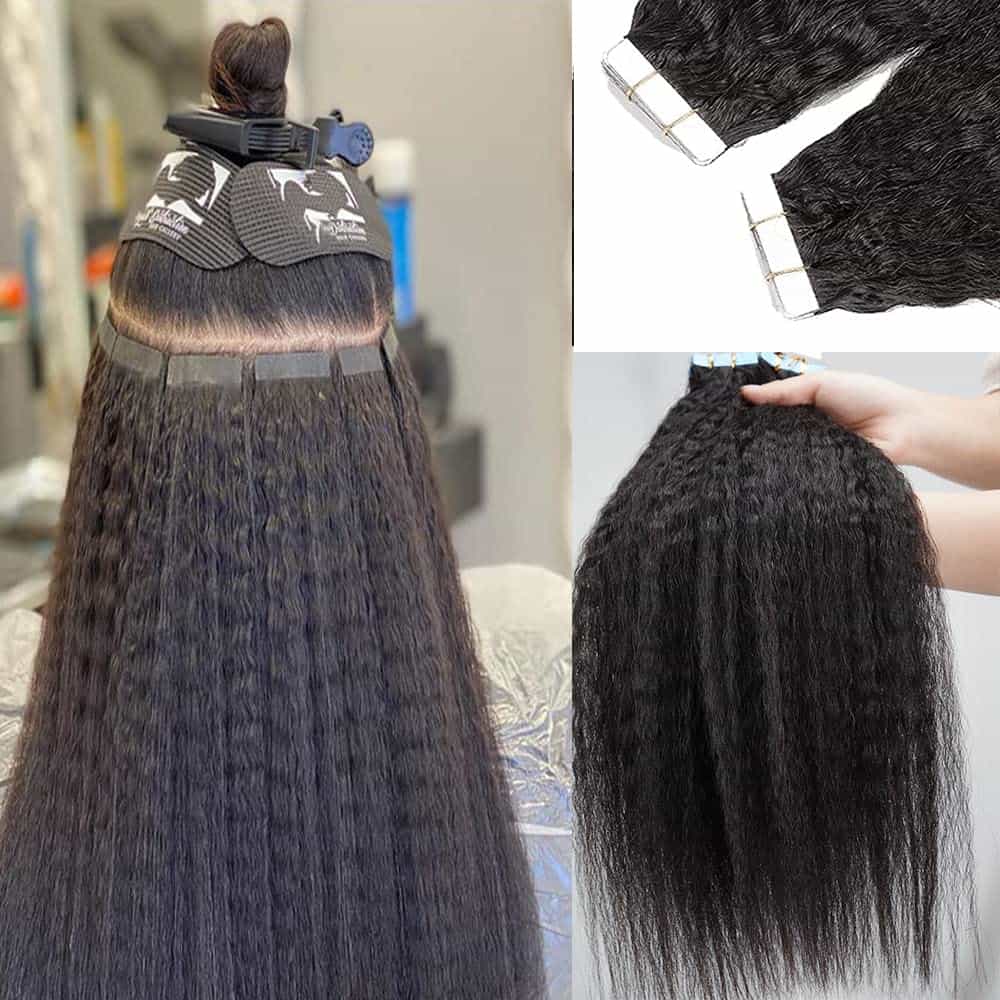 Extensiones de cinta para mujeres negras Extensiones de