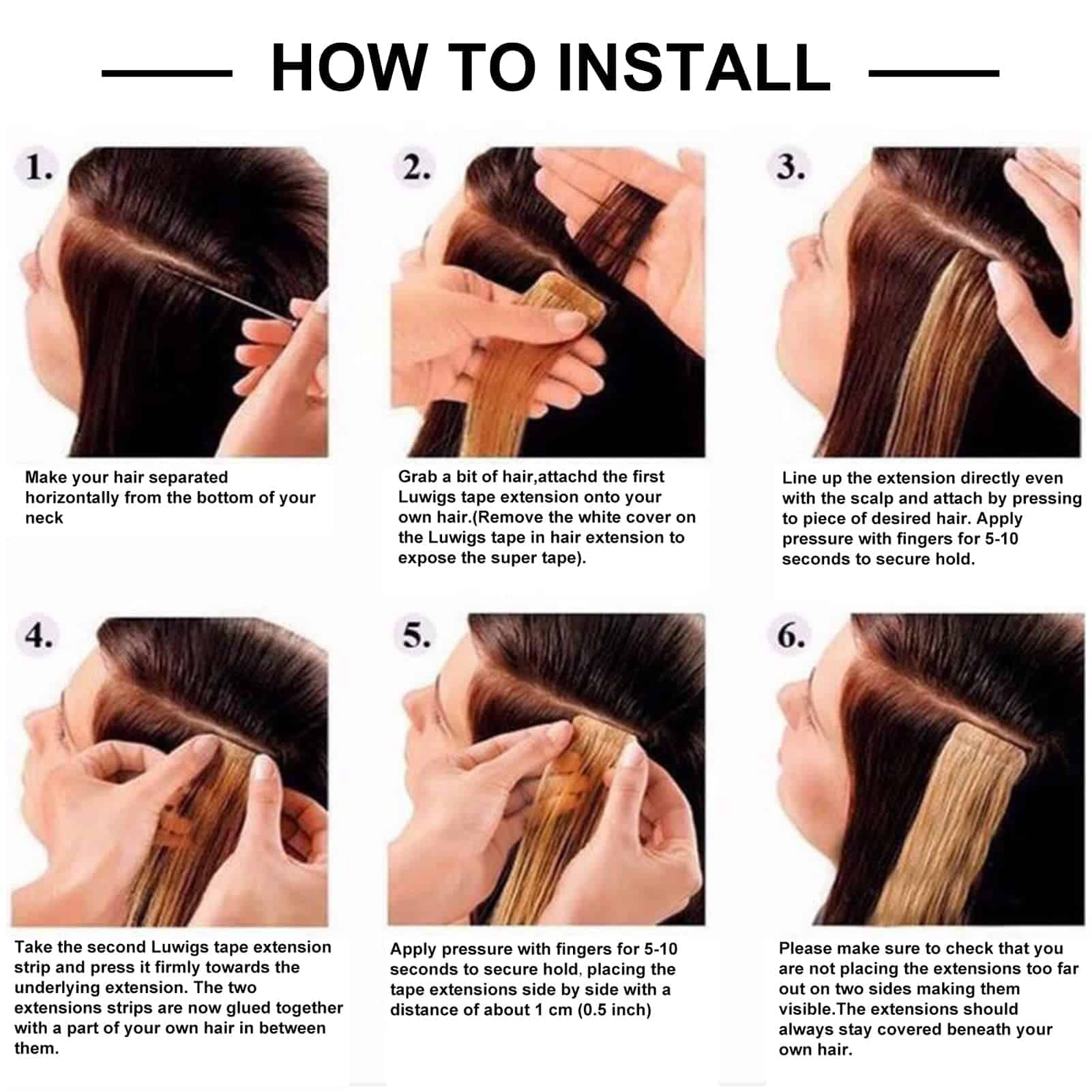 Extensiones de Cabello en Cinta Ondulado Rizo Natural - Imagen 7