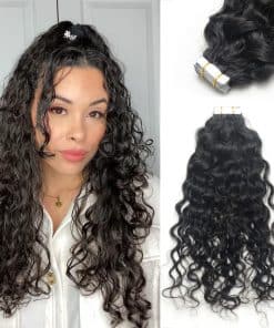 Extensiones de Cabello en Cinta Ondulado Rizo Natural