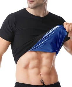 Camiseta Sauna para Hombres de Manga Corta Chaleco de