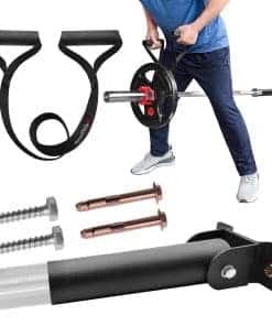 XonyiCos Gym T Bar Row Platform Wall Mount Rotation Barbell
