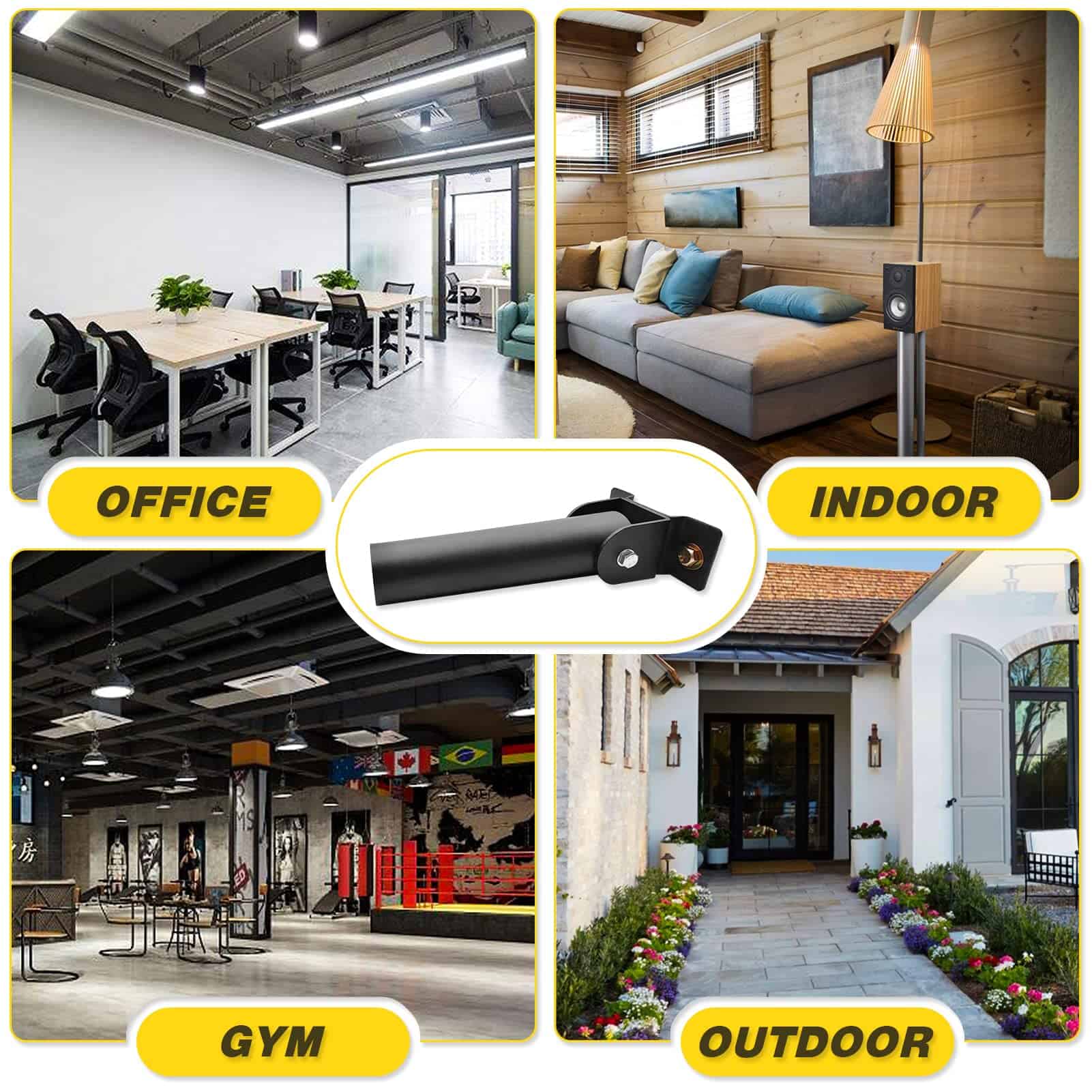 XonyiCos Gym T Bar Row Platform Wall Mount Rotation Barbell - Imagen 6