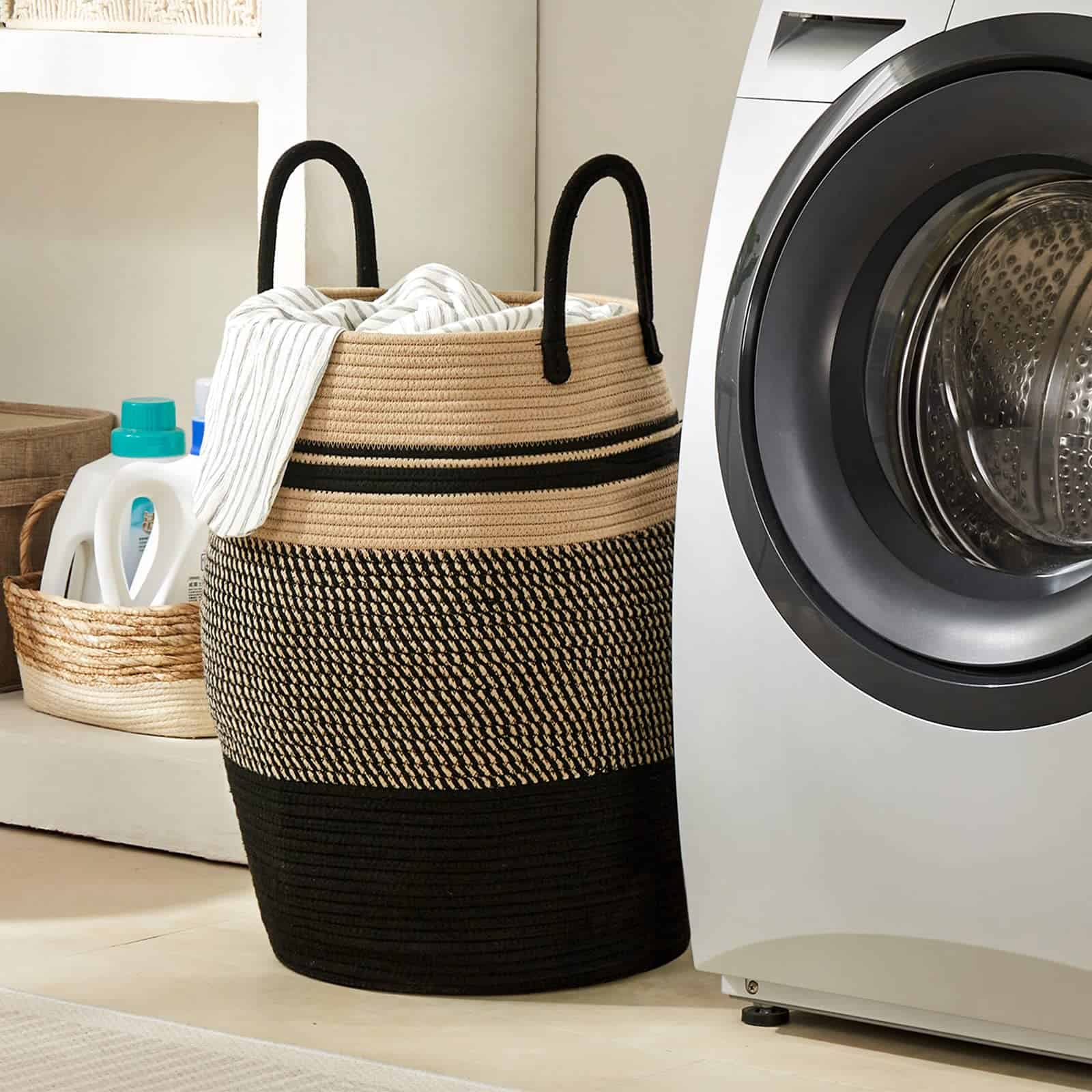 Canasta de lavandería grande y extra grande de 105L de - Imagen 7