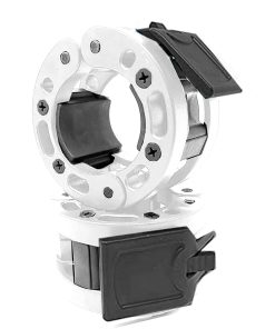 Abrazaderas de Barra Olímpica Clout -Blanco/Negro