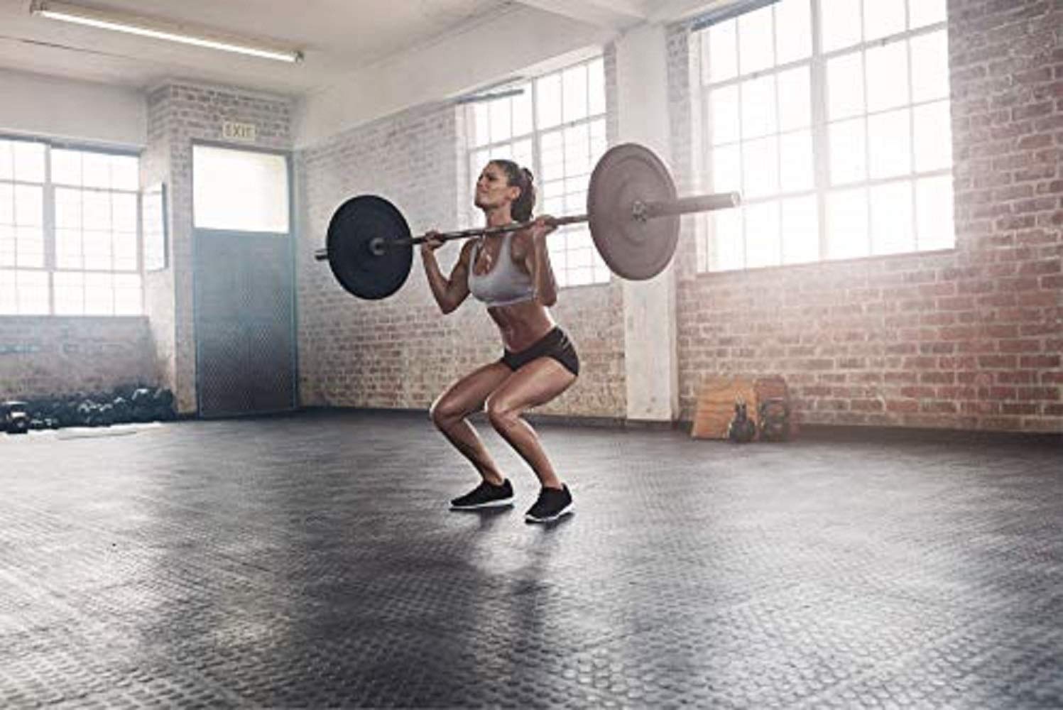 Abrazaderas de Barra Olímpica Clout -Blanco/Negro - Imagen 5