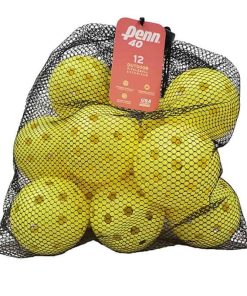 Pelotas de Pickleball Penn 40 para Exteriores en Bolsa de