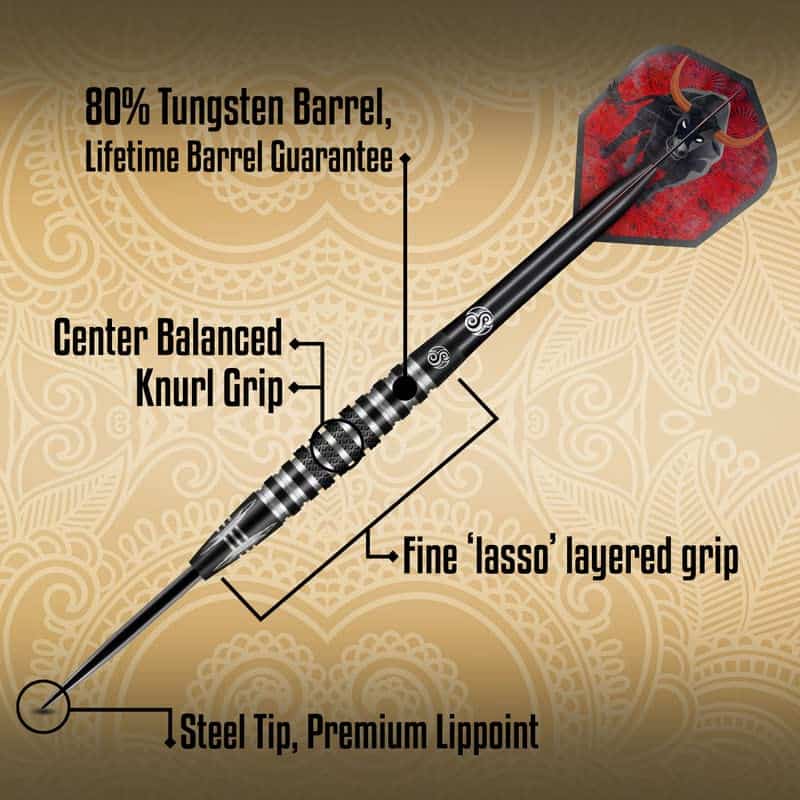 Dardos de Punta de Acero Shot!, Americana Wrangler - Imagen 4