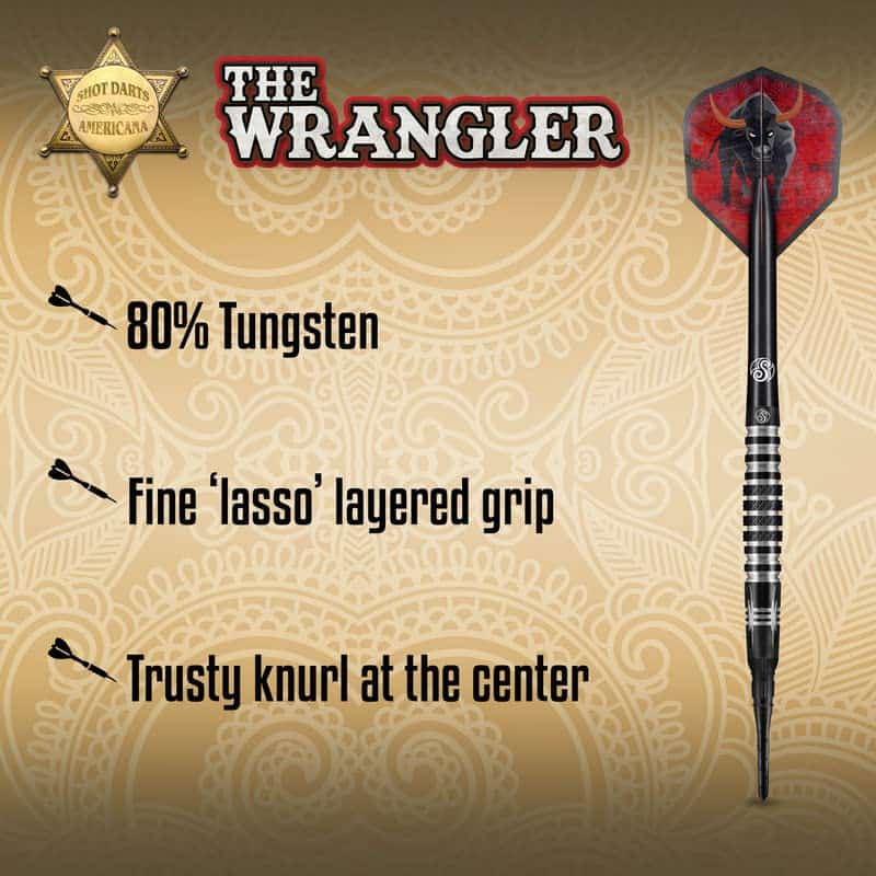 Dardos de Punta Blanda Shot!, Americana Wrangler (18g), - Imagen 3