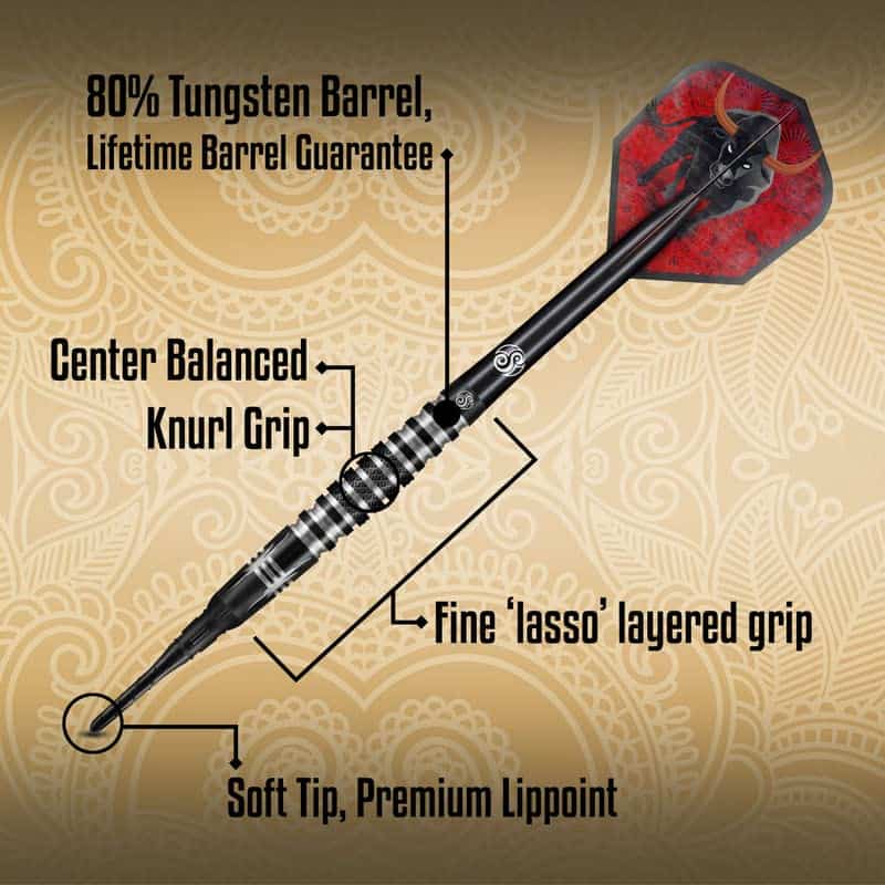 Dardos de Punta Blanda Shot!, Americana Wrangler (18g), - Imagen 4