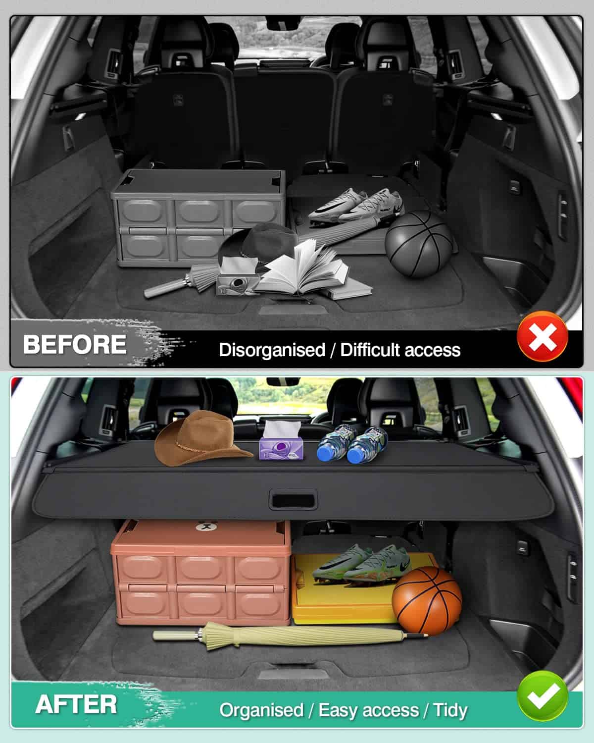 Cubierta de Carga para Volvo XC90 2016-2023 2024 2025 - Imagen 6