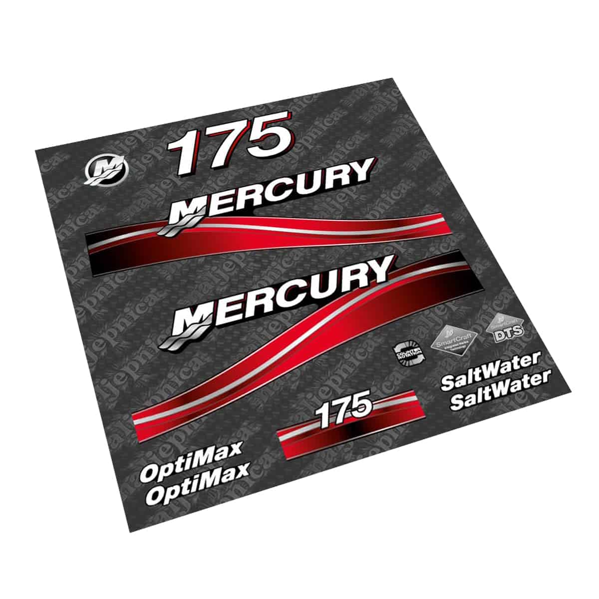 Conjunto de Calcomanías de Repuesto Postventa -Rojo