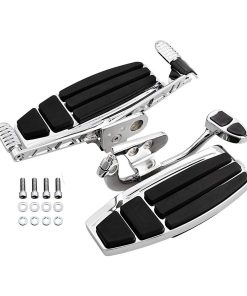 Kit de Tablas de Piso Astra Depot Cromado y Negro para Pie