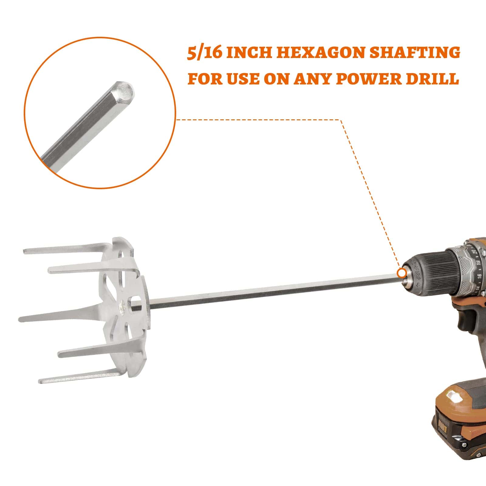 OLIGAI Pork Puller, Triturador de Carne de Acero Inoxidable - Imagen 4