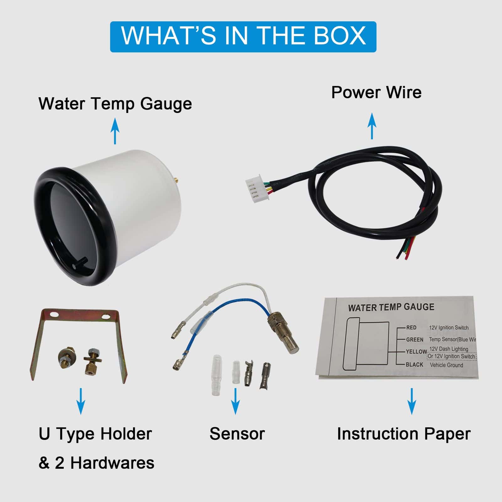 Medidor de temperatura del agua de 7 colores 100 - 300 - Imagen 7