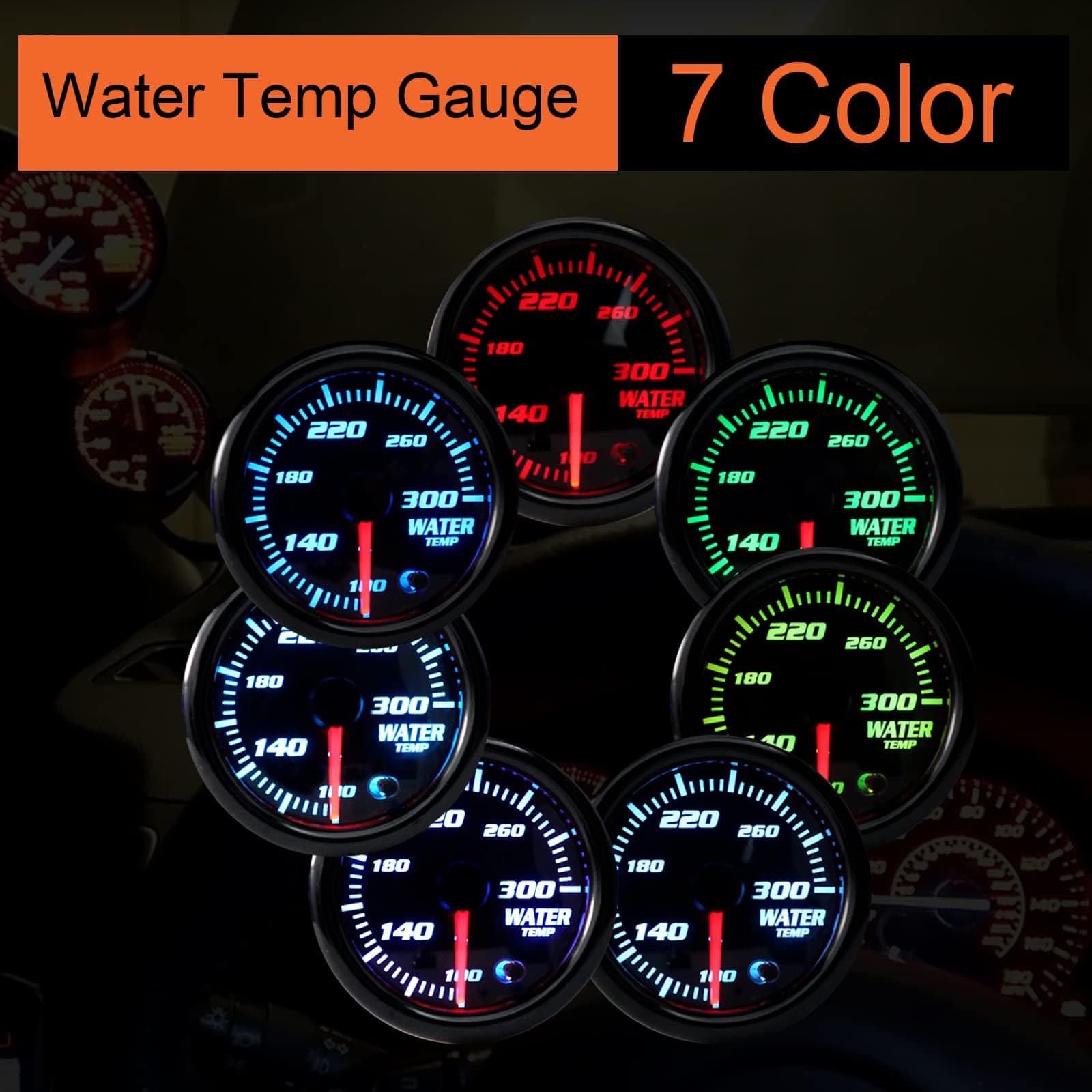 Medidor de temperatura del agua de 7 colores 100 - 300 - Imagen 4