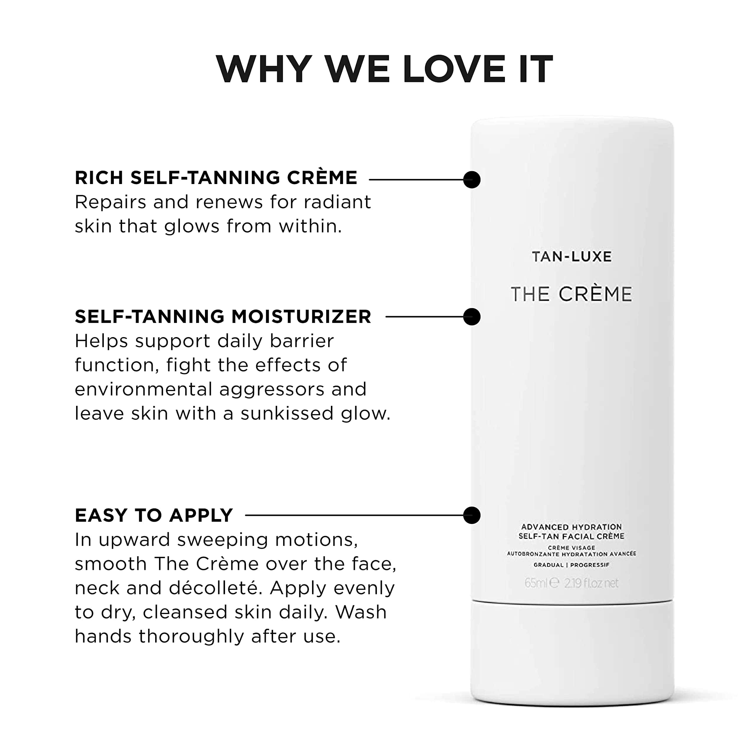 TAN-LUXE The Crème - Avanzada Hidratación Crema Facial - Imagen 3