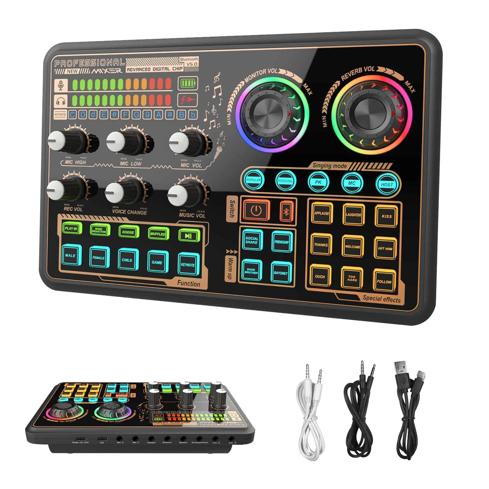 Hosabely Sound Effects Board, Interfaz de Audio con