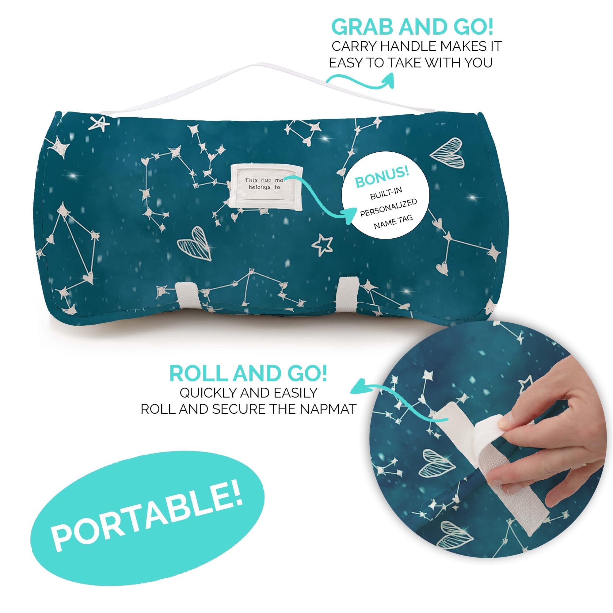 Colchoneta de Siesta para Niños - Saco de Dormir con - Imagen 4