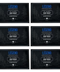 Jabón para hombres Live Bearded All-Natural, paquete de 6