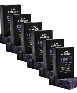 Jabón Natural para Hombres Live Bearded, Pack de 6 de 5 oz