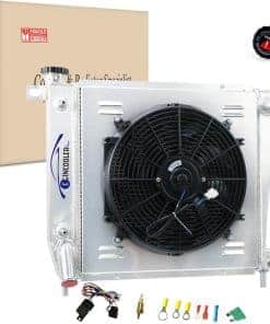 Radiator de 3 Filas de Núcleo de Aluminio + Ventilador de