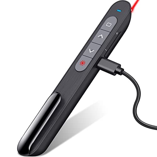 Presentador Inalámbrico Recargable con Luz Roja