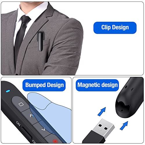 Presentador Inalámbrico Recargable con Luz Roja - Imagen 7