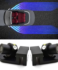 Luces proyectoras de cuerpo de auto BukNikis, -Azul