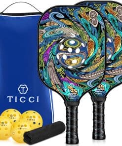 Set de 2 Palas de Pickleball T TICCI, Palas de Pickleball