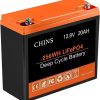 Batería de litio LiFePO4 CHINS 12V 20AH - Batería de litio