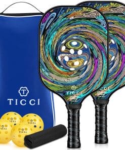 Set de 2 palas de pickleball T TICCI, aprobadas por la