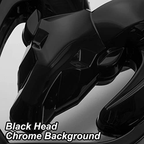 Emblema de parrilla iluminada para RAM 2009-18, Negro/Cromo - Imagen 3