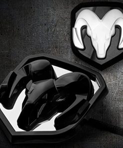 Emblema de parrilla iluminada para RAM 2009-18, Negro/Cromo