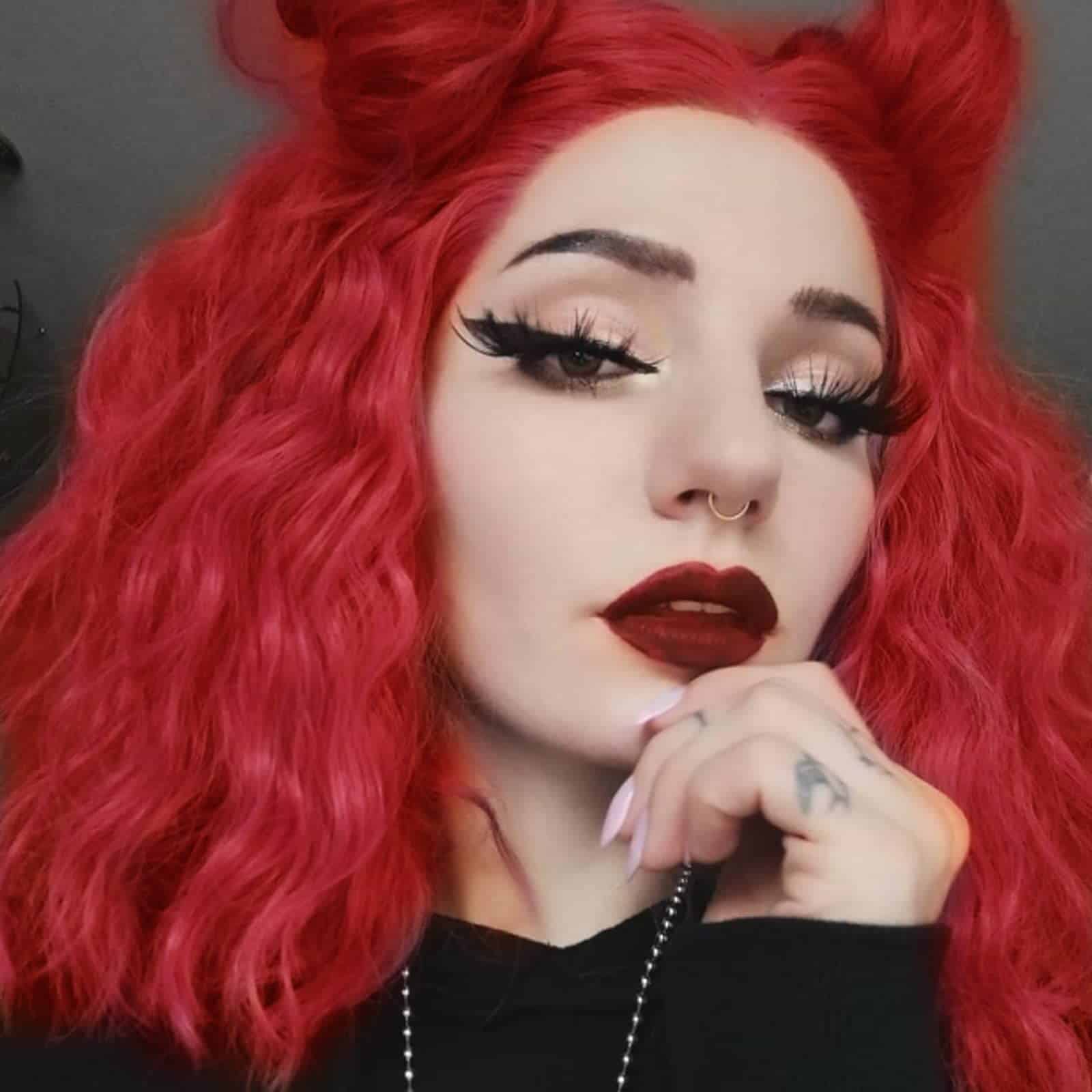 Pelucas Bob Rojas para Mujeres Negras Onduladas de Encaje - Imagen 8